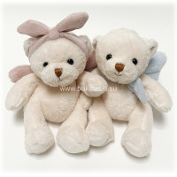 Мишка-ангел Guardian Angels Baby white, 15см