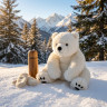 Мишка Antonio Baby Polar Bear, 35 см